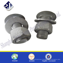 Top sale hardware product HDG finished bolt nut and washer guardrail bolt elements